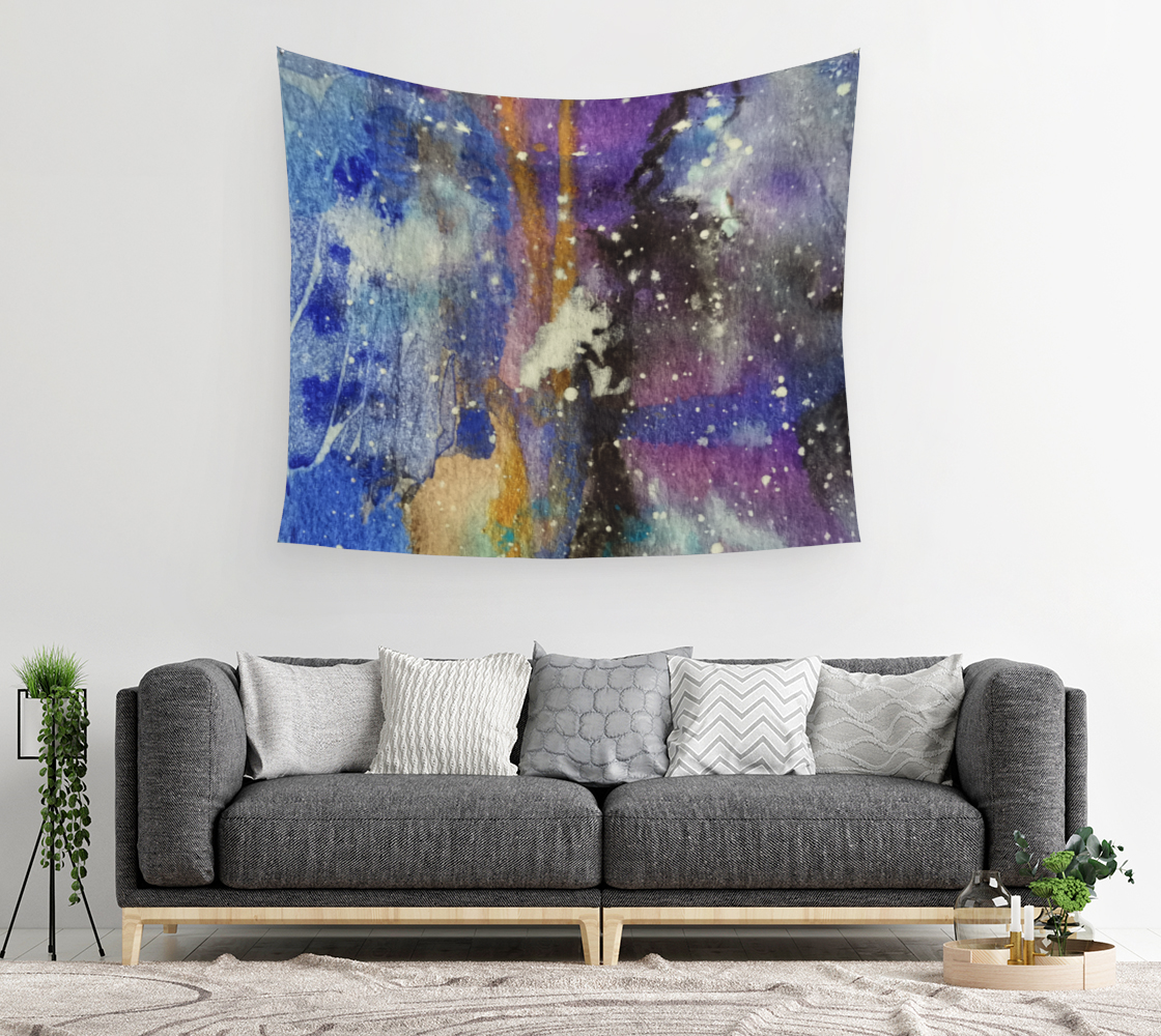 Blue Swirling Galaxy preview #2