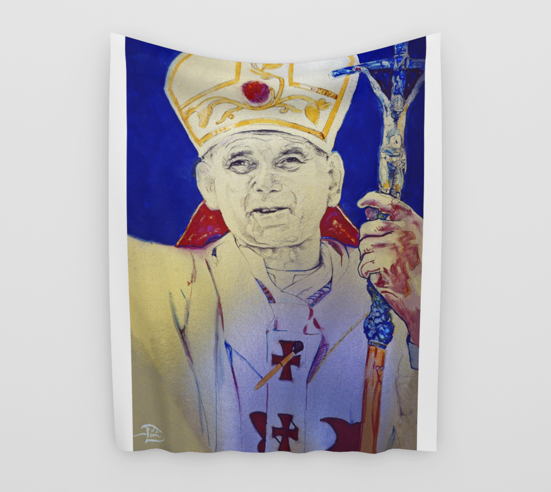 Pope John Paul II  / Official Devin Pin-Up Room Flag preview