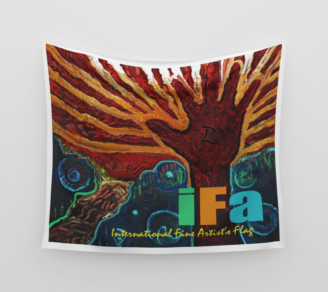 Int'l Fine Artist's Flag  /  Official Devin Pin-Up Room Flag preview