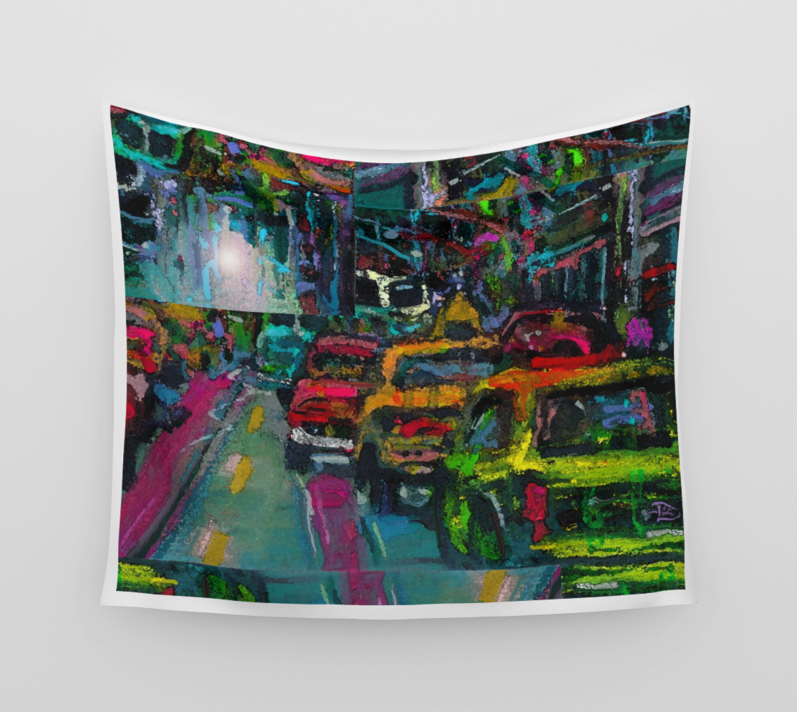 Traffic Jam Picture Window  /  Official Devin Pin-Up Room Flag preview