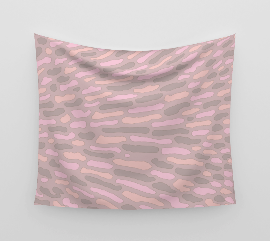 Organic Abstract - Cappuccino Wall Tapestry preview
