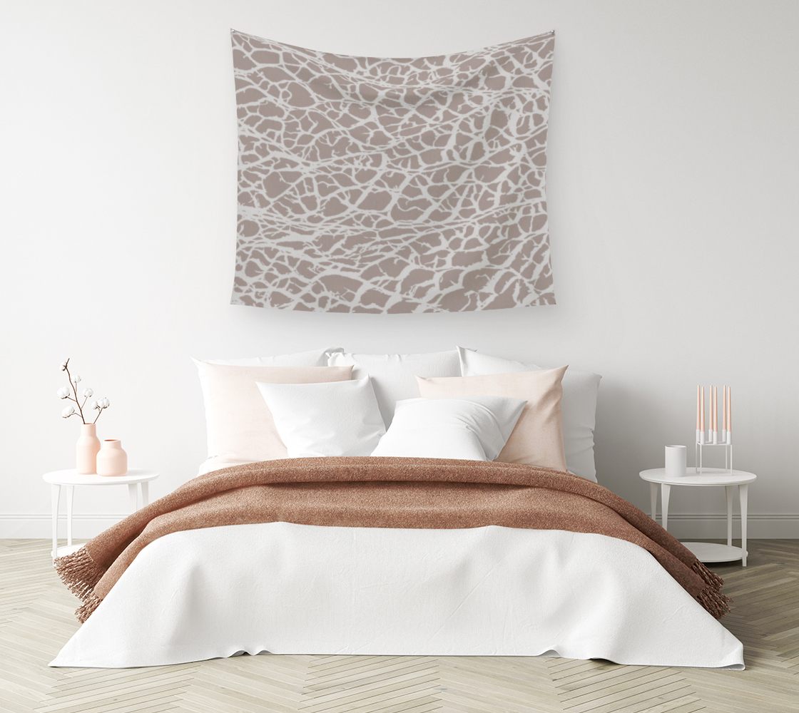 Desert Frost Wall Tapestry 3D preview