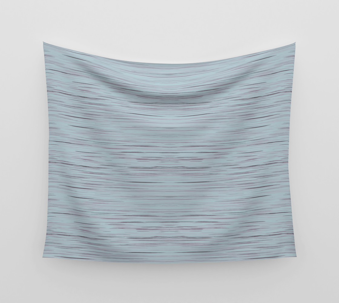 Meteor Stripes - Light Blue Wall Tapestry preview