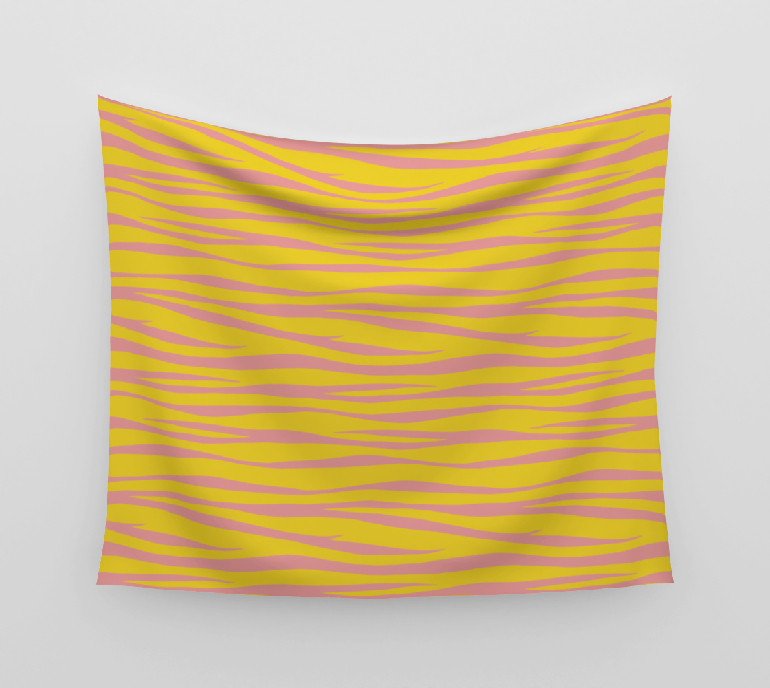 Zebra Print - Sunny Days Wall Tapestry preview