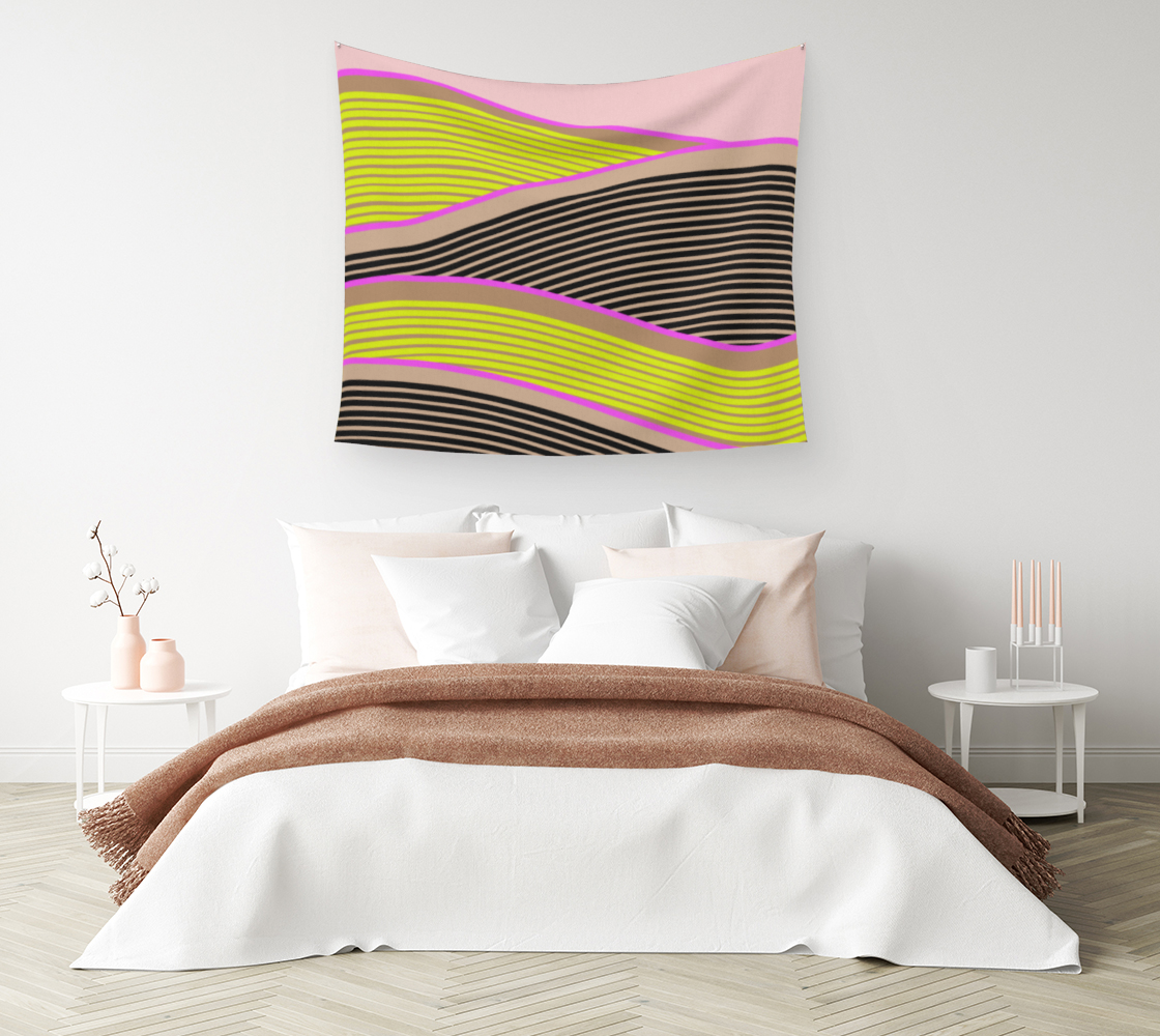 Aperçu de Happy Times - Sunny Fields Wall Tapestry #1
