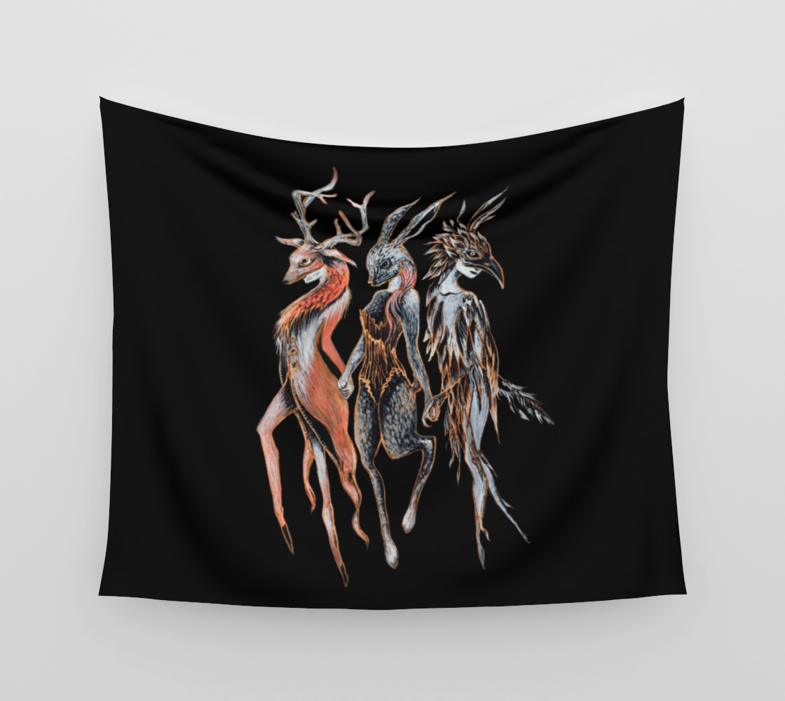 Masquerade Horizontal Tapestry preview