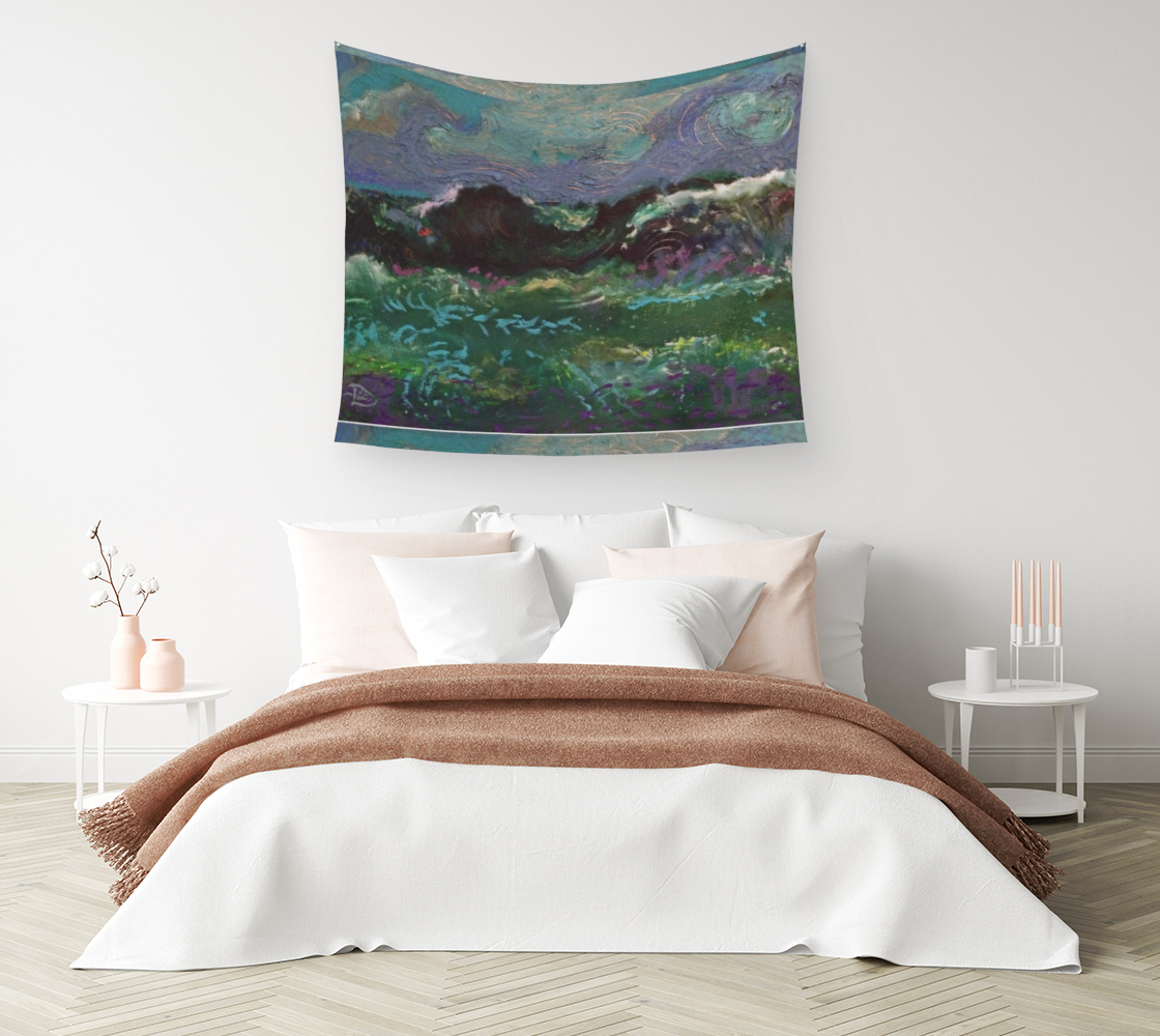 The Sea at Dusk / Official Devin Easy Pin-Up Wall Flag preview #1
