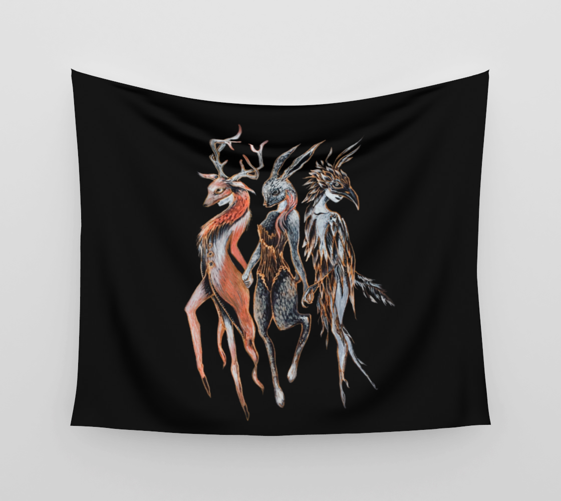 Masquerade Landscape Tapestry preview
