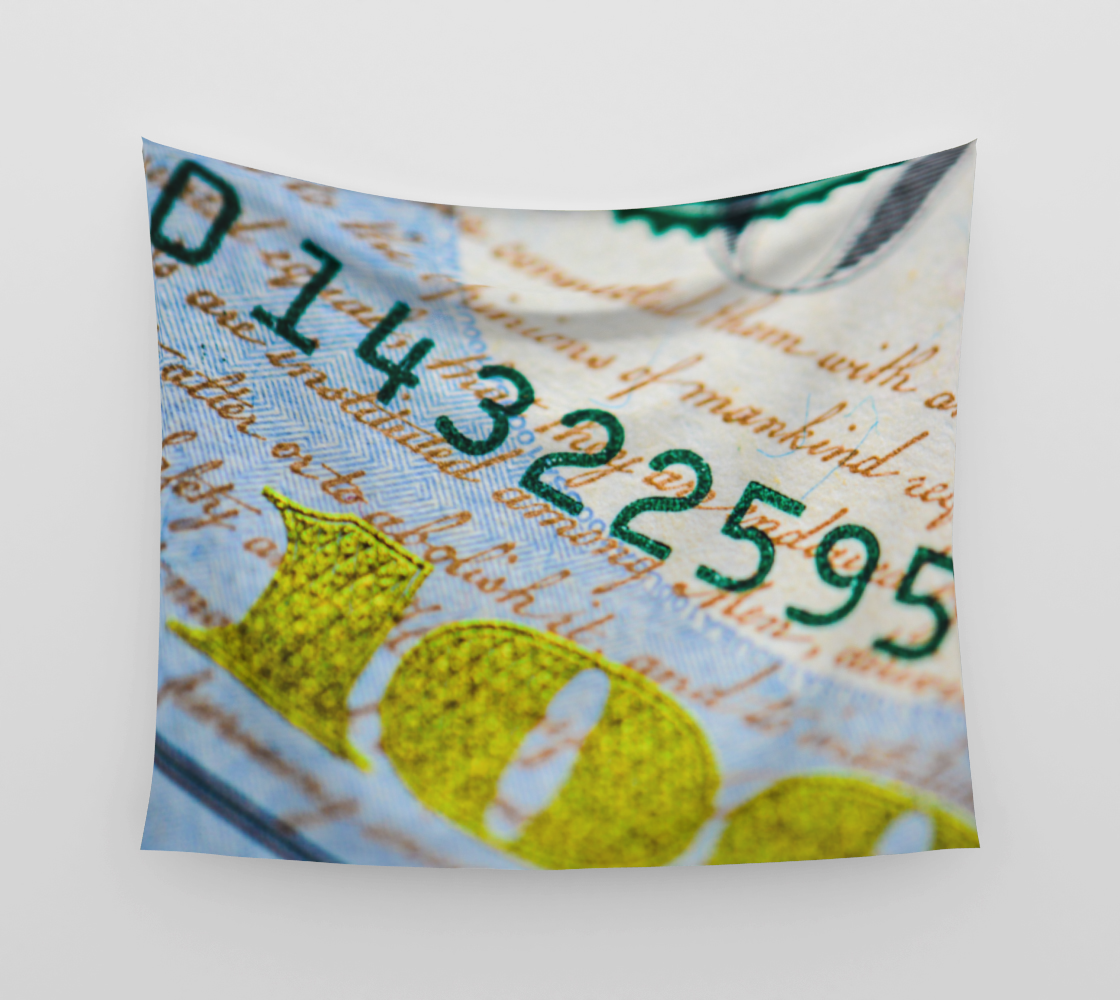 Money Down Wall Tapestry preview #3