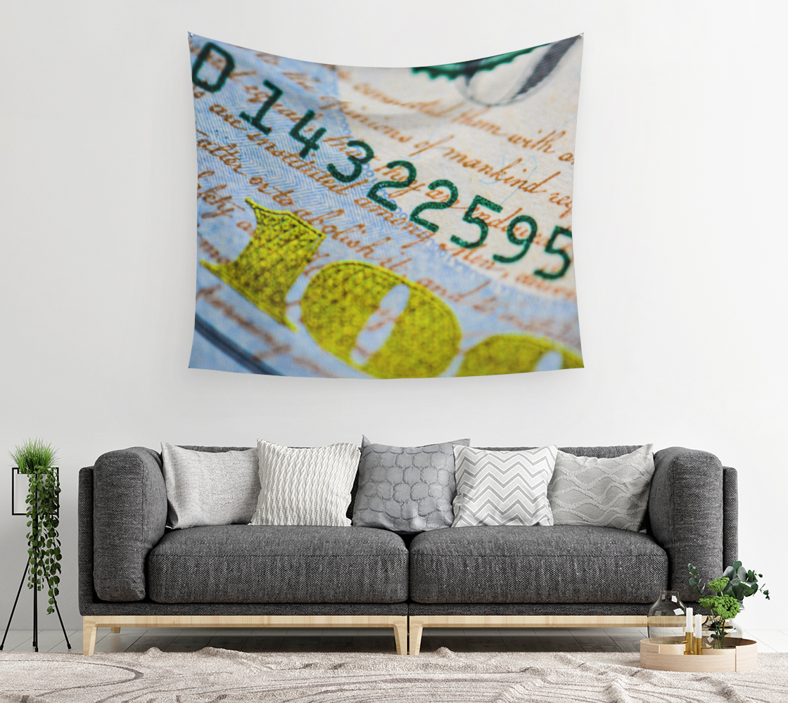 Money Down Wall Tapestry preview #2
