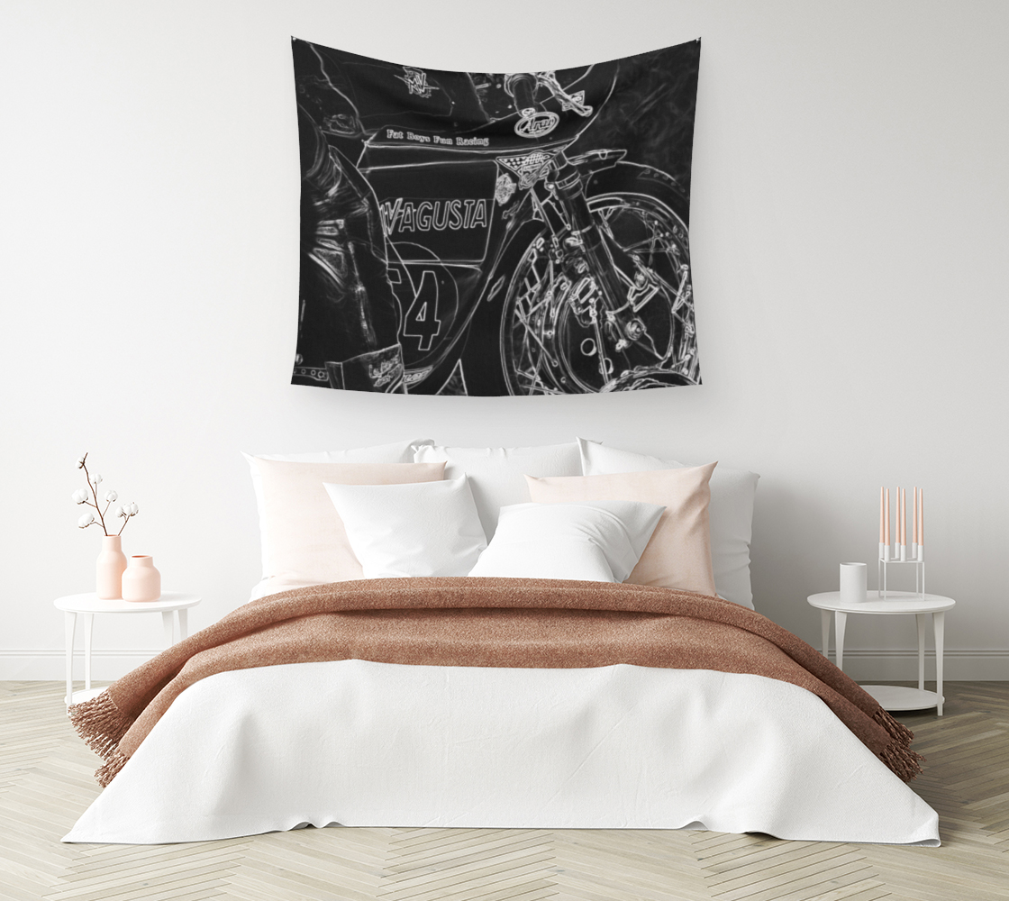 Motorcycle 1 Wall Tapestry preview #1