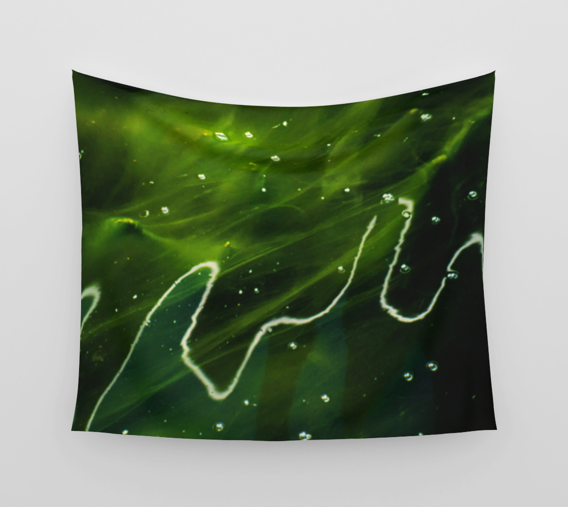 Green Algae and Water Wall Tapestry preview #3
