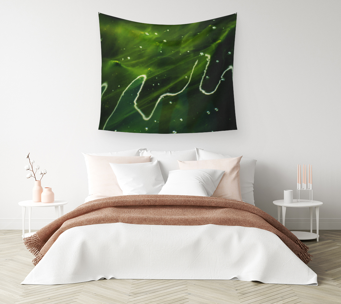 Green Algae and Water Wall Tapestry preview #1