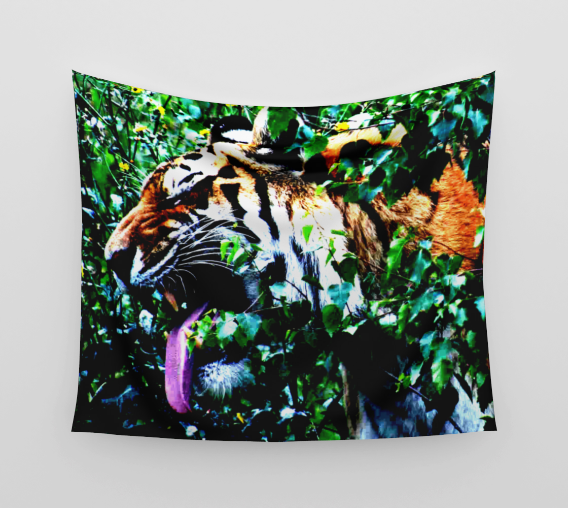 Amur Tiger Wall Tapestry preview #3