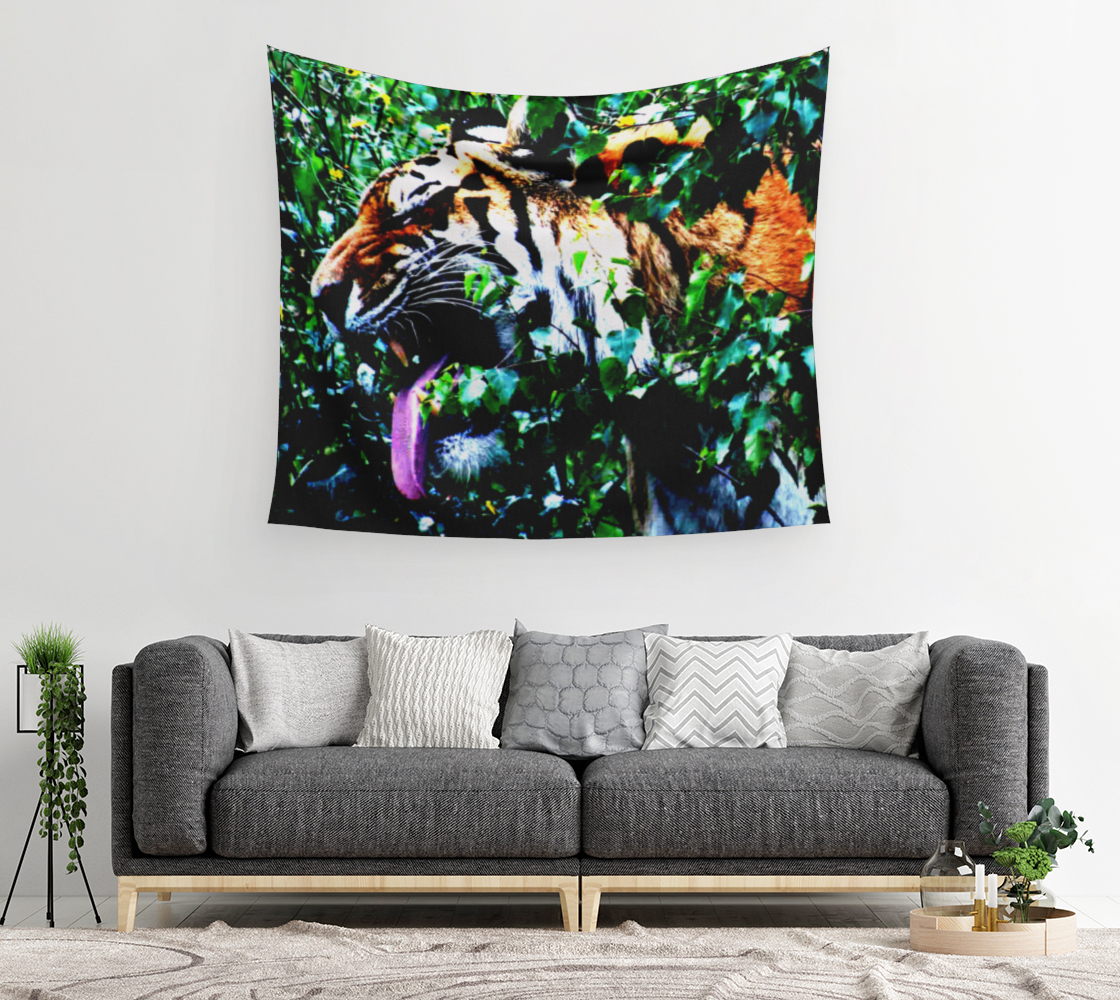 Amur Tiger Wall Tapestry preview #2