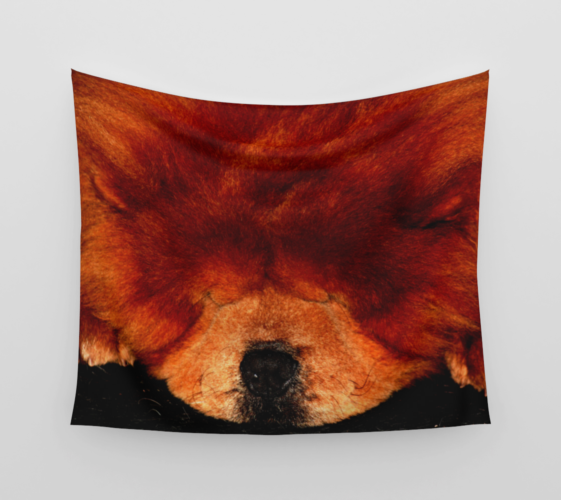 Sleeping Chow Chow Wall Tapestry preview