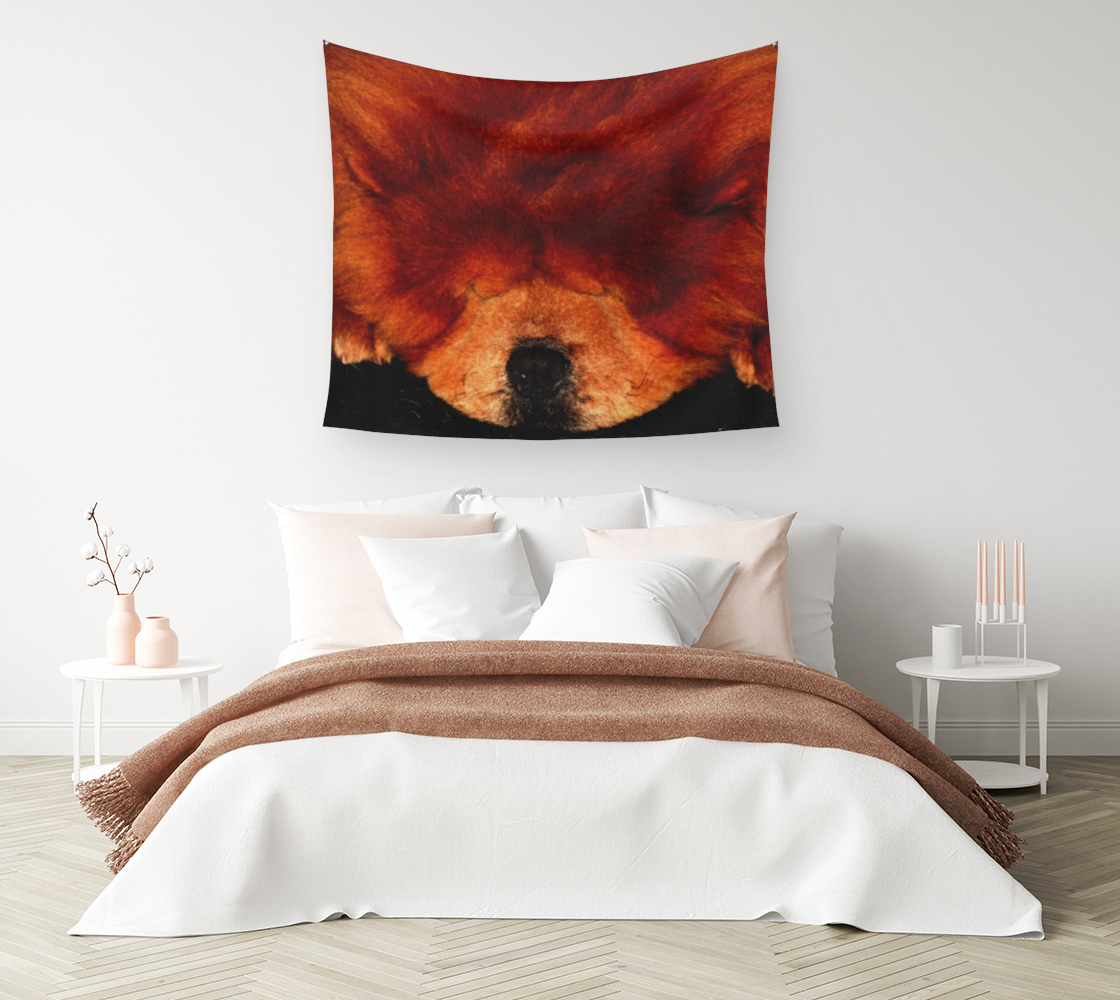 Sleeping Chow Chow Wall Tapestry preview #1