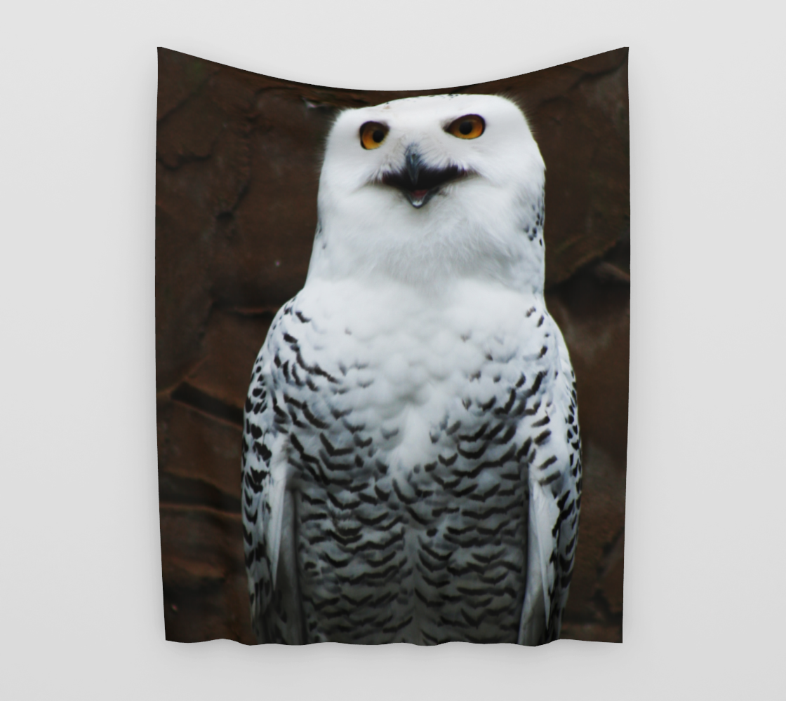 Snowy Owl Wall Tapestry preview