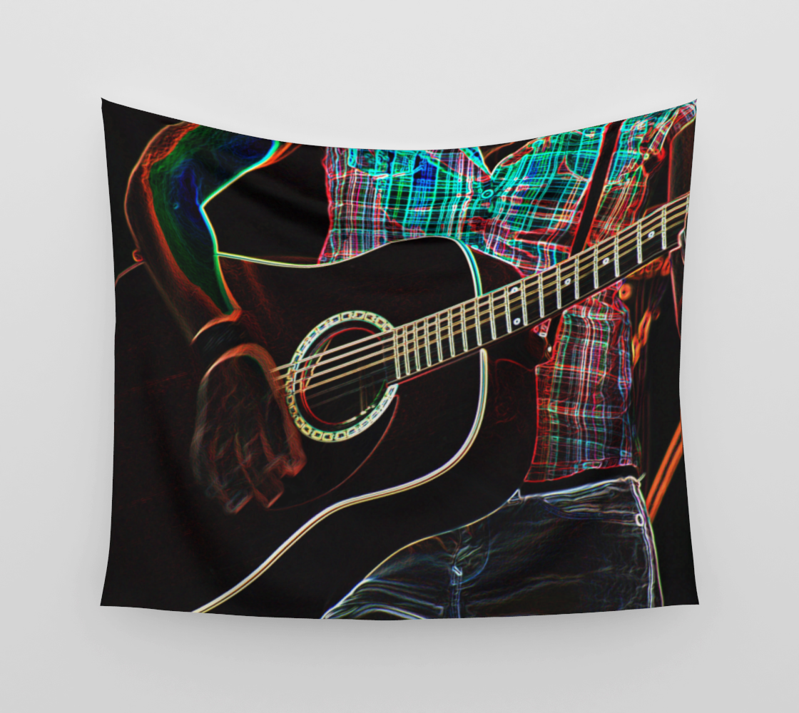 Guitar 1 Wall Tapestry preview