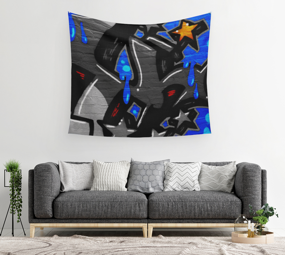 Graffiti 3 Wall Tapestry preview #2