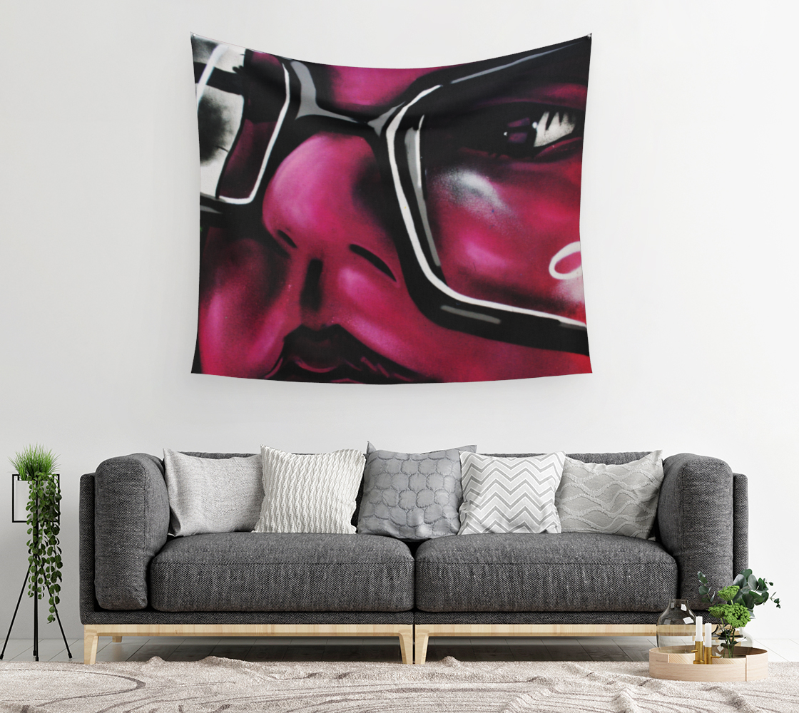 Graffiti 5 Wall Tapestry preview #2