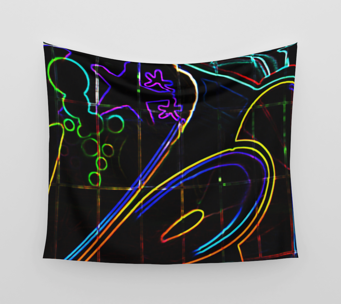 Graffiti 10 Wall Tapestry preview