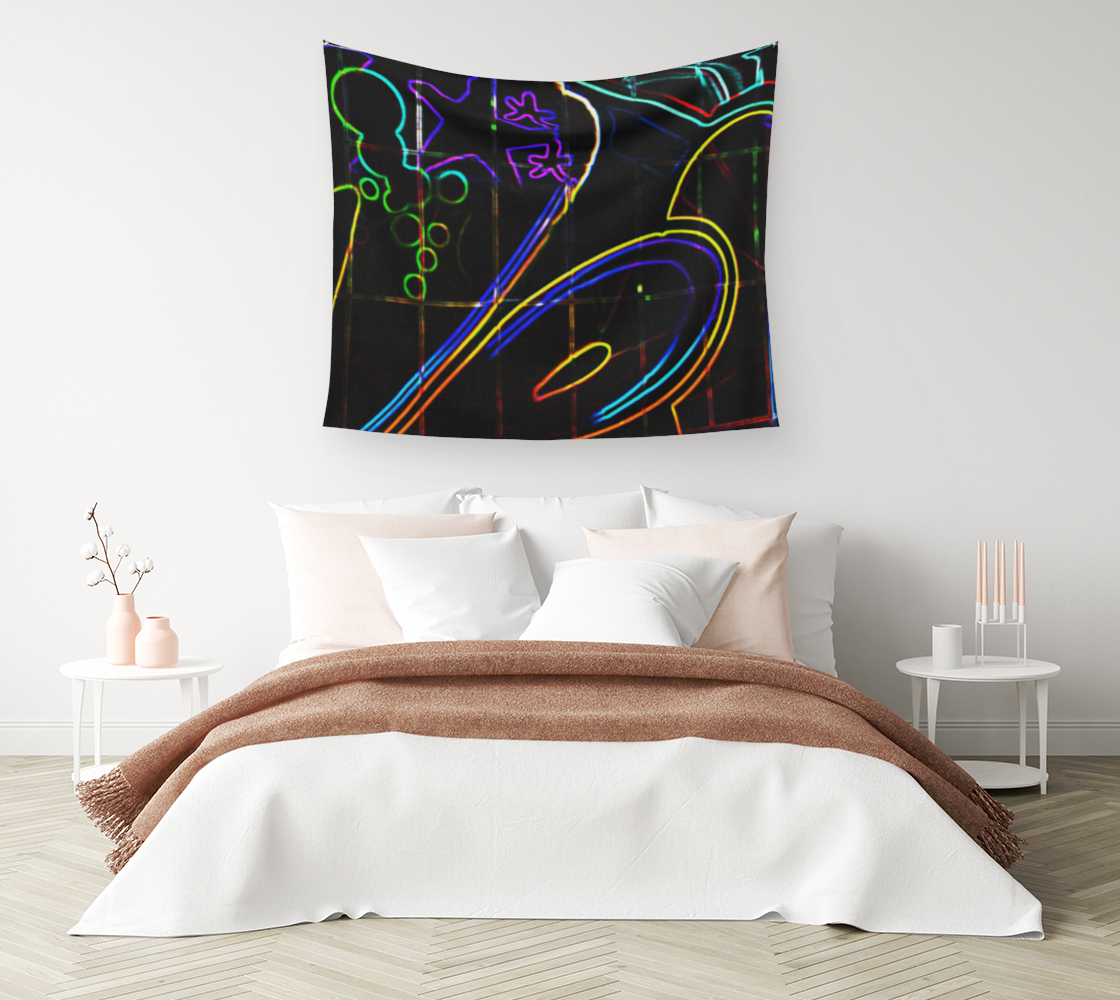 Graffiti 10 Wall Tapestry preview #1