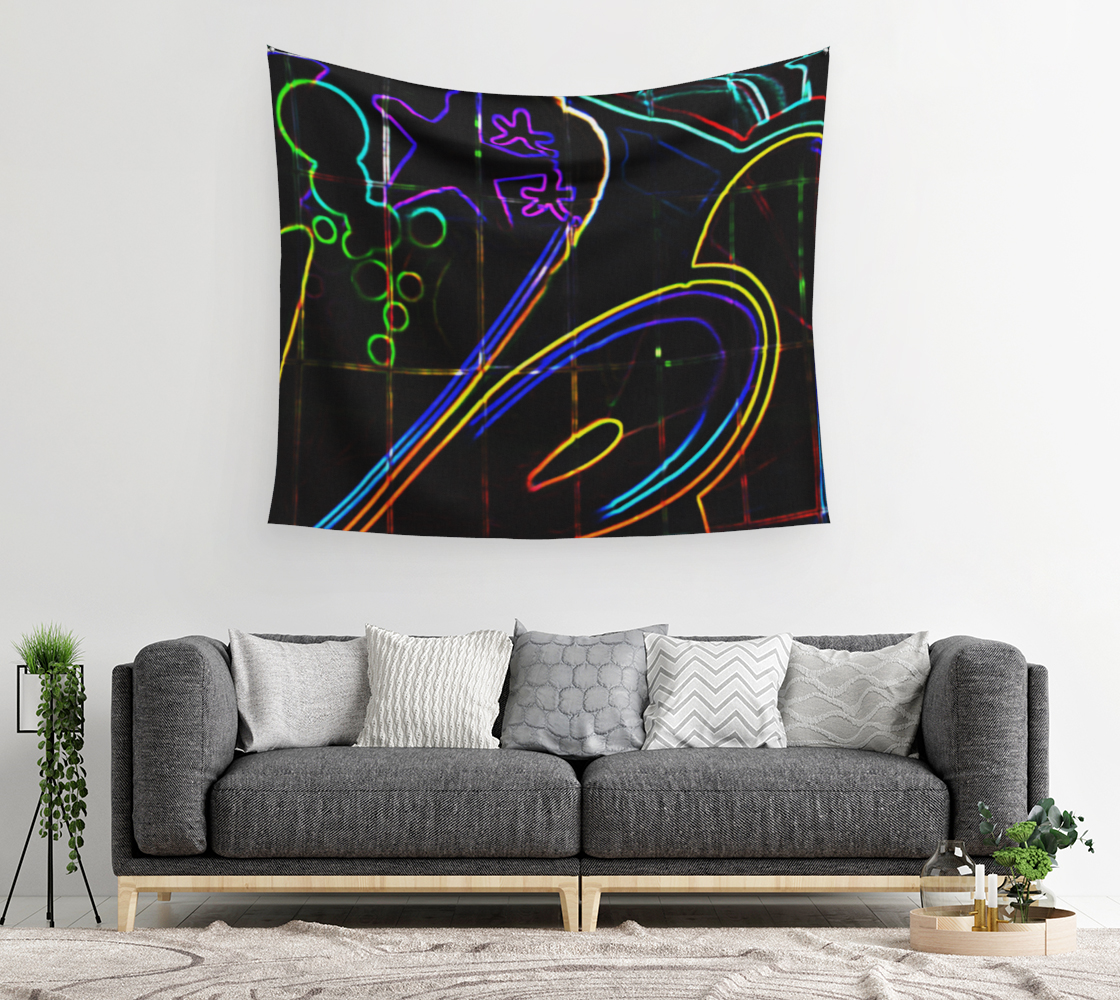 Graffiti 10 Wall Tapestry preview #2