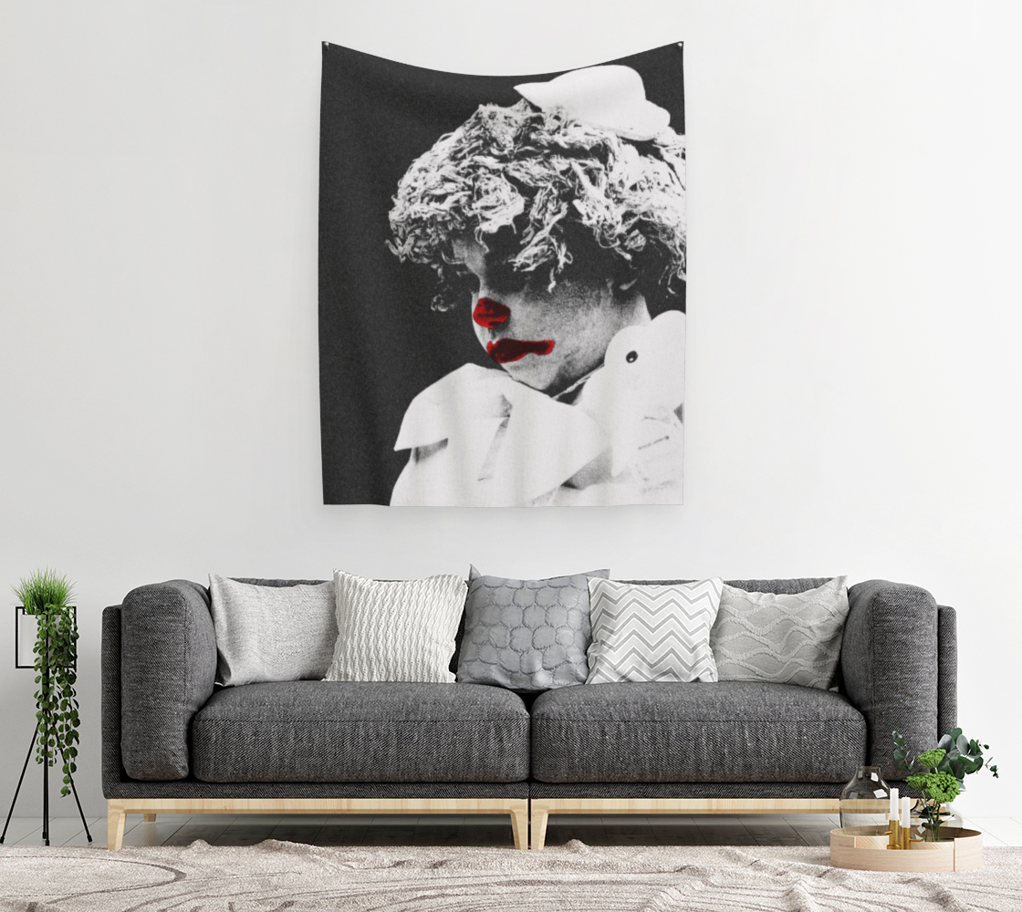 Clown 3 Wall Tapestry preview #2