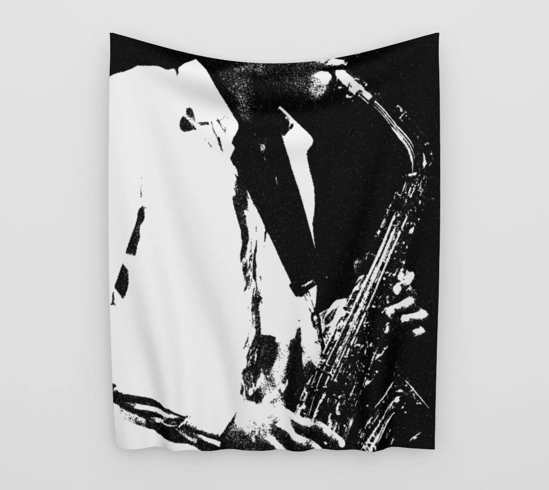 Saxophone Wall Tapestry preview
