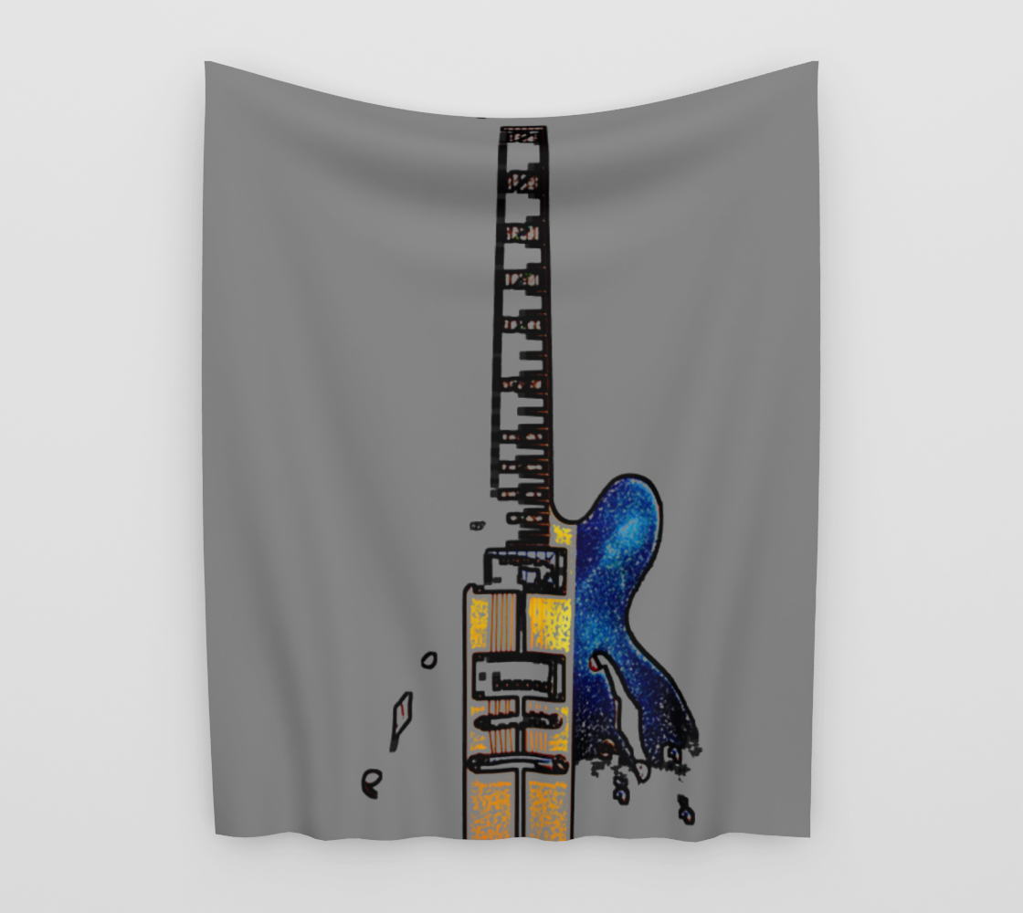 Guitar 4 Wall Tapestry preview