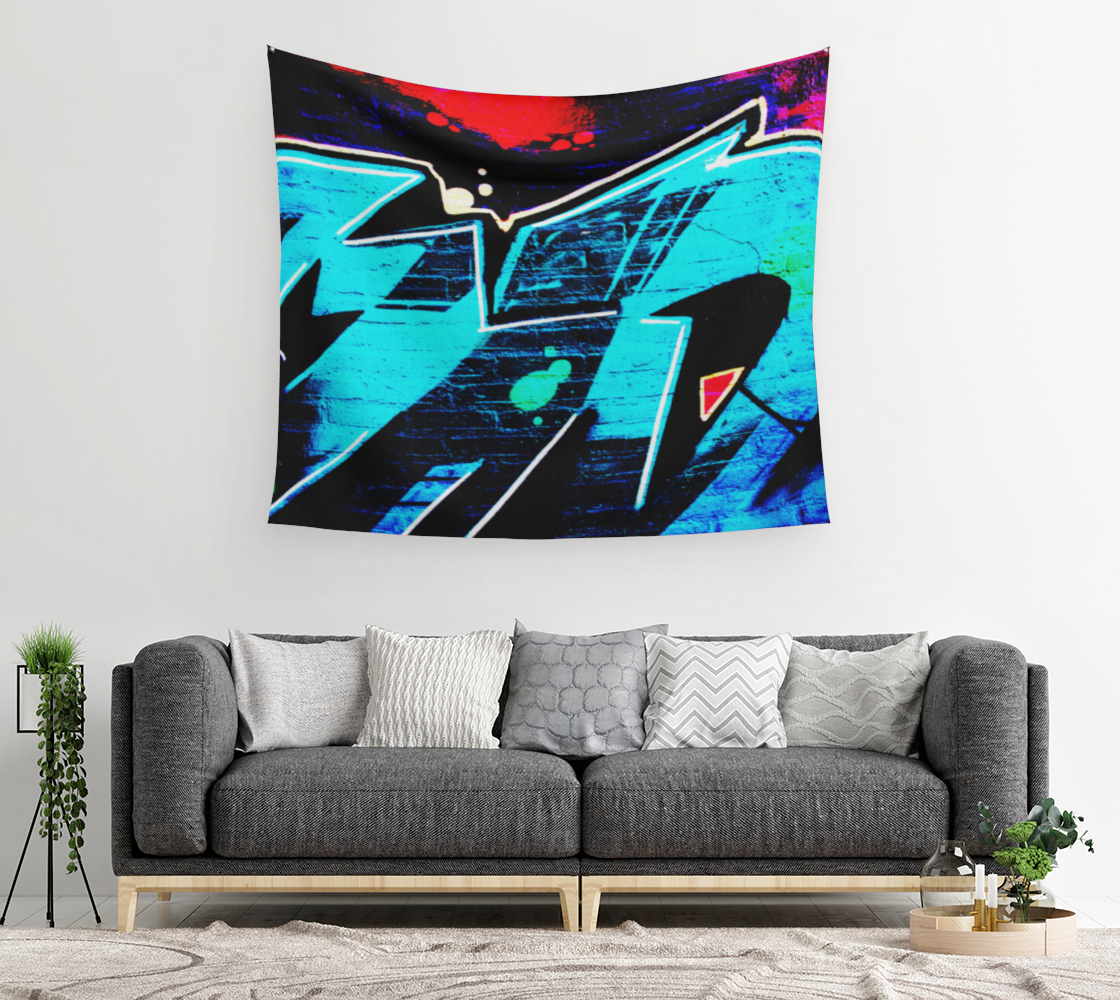 Graffiti 14 Wall Tapestry preview #2