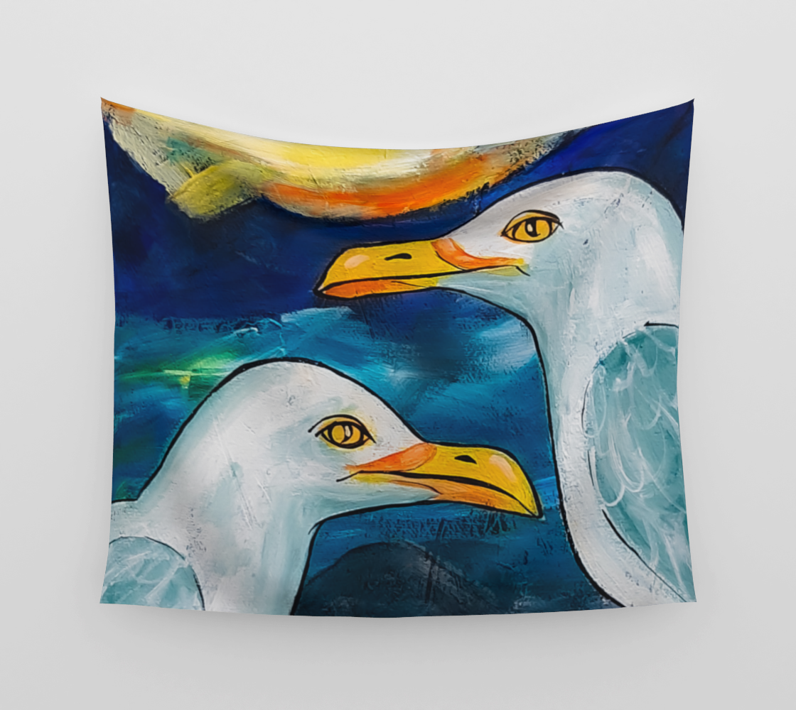 Sea Gull Wall Tapestry preview