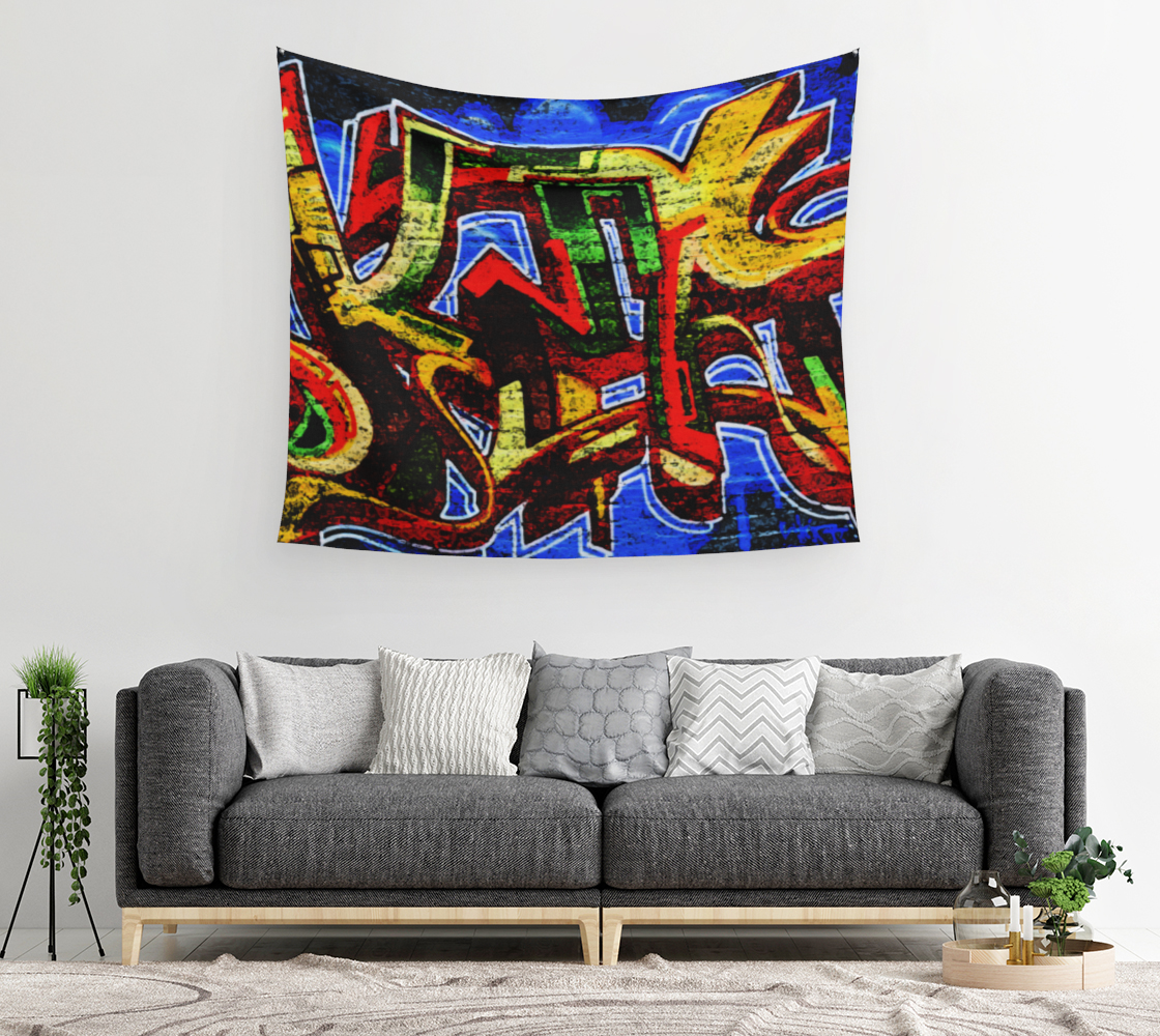 Graffiti 17 Wall Tapestry preview #2