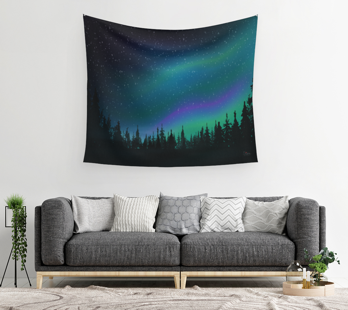 Northern Lights Wall Tapestry preview #2