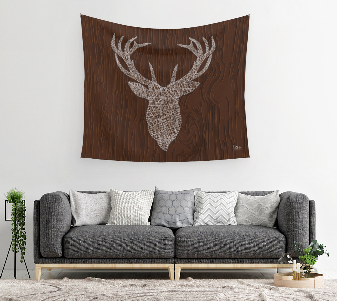 Oh Deer Wall Tapestry preview #2