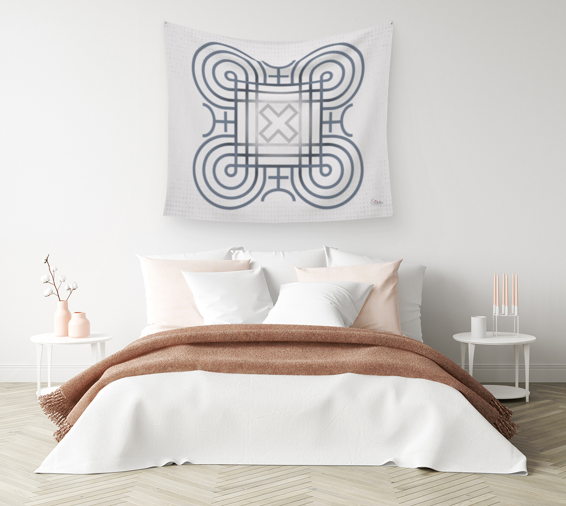 Hannun Vaakuna Wall Tapestry 3D preview