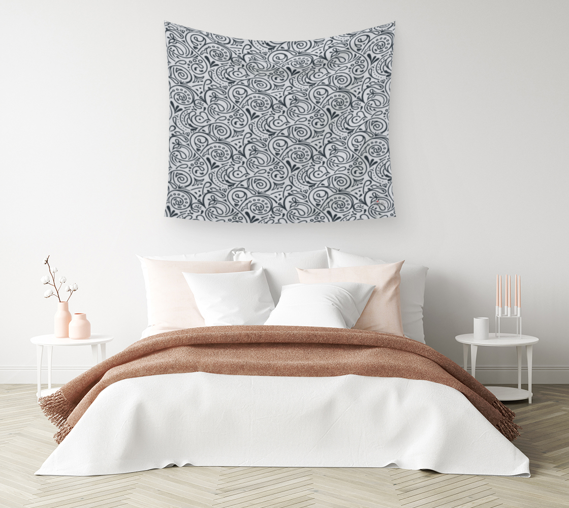 Black & White Wall Tapestry preview #1
