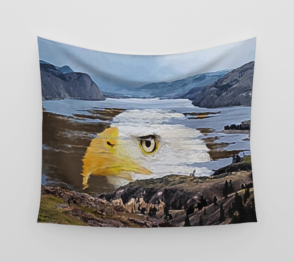 Eagle of Kamloops Wall Tapestry preview