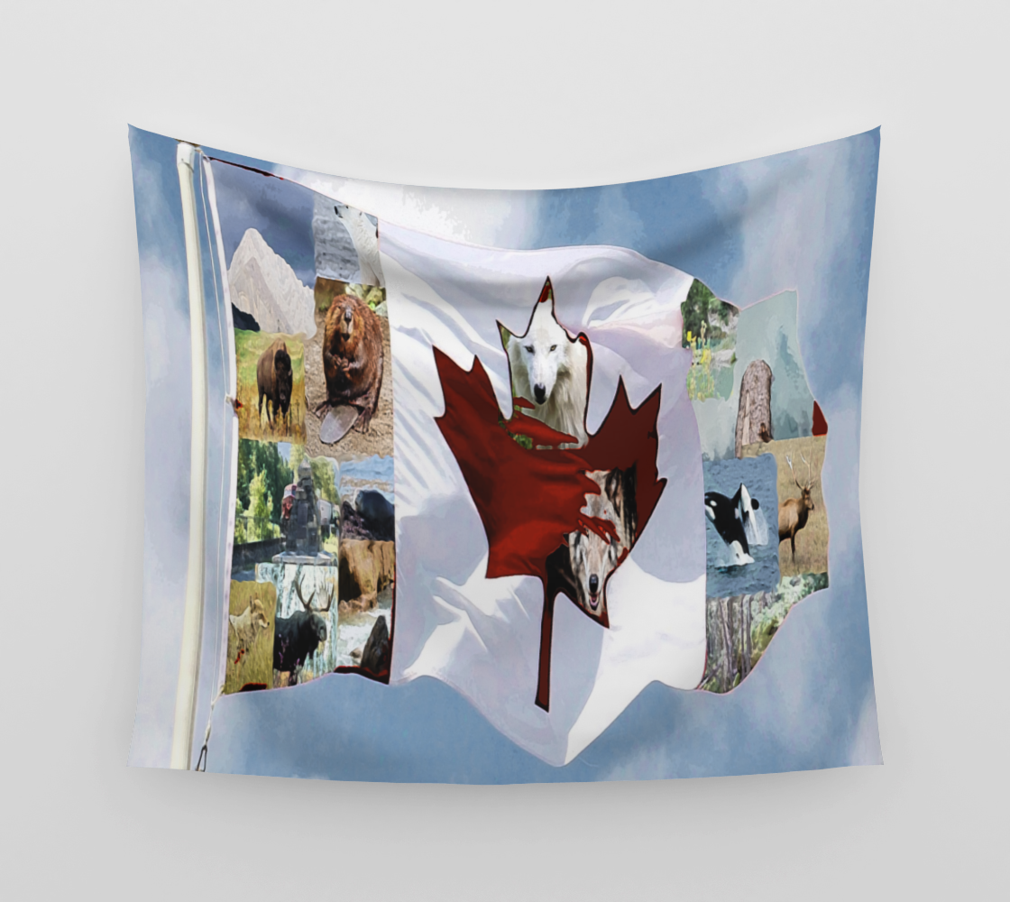 Nature of Canada Wall Tapestry preview
