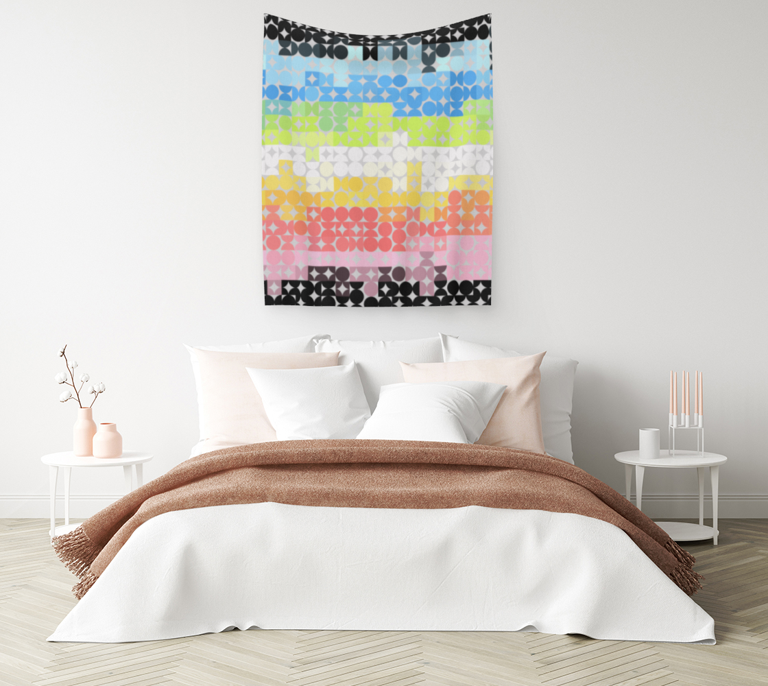 Funky Boho Geometric Abstract Queer Pride Flag preview #1