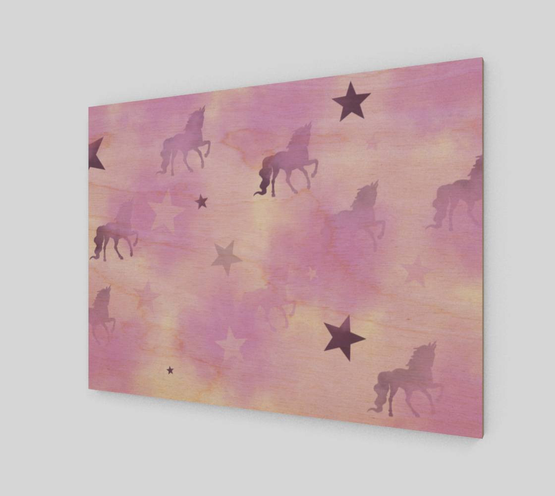 Mystical Dreams Unicorn Wall Canvas 32x24 preview #1
