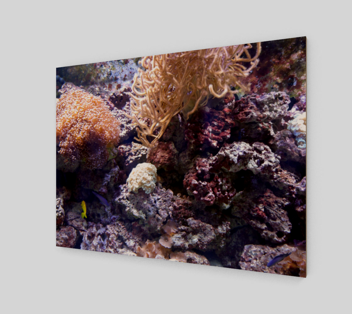Coral Reef Wall Art with Oil Painting Effect preview #2