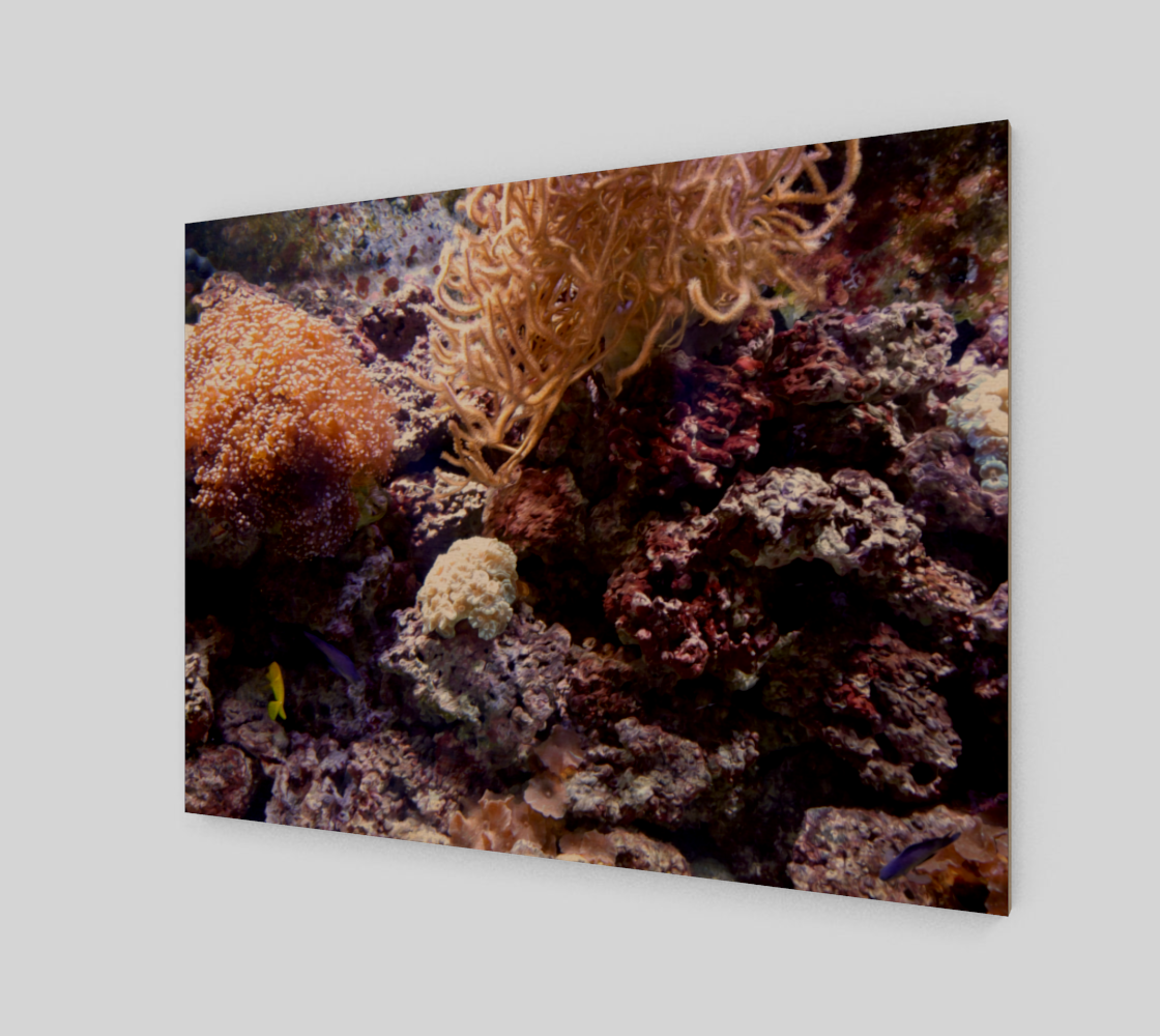 Coral Reef Wall Art with Oil Painting Effect preview #1