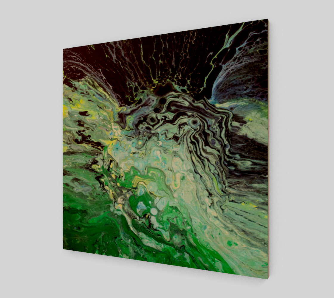 Eye of the Storm Acrylic Pour Art preview #1