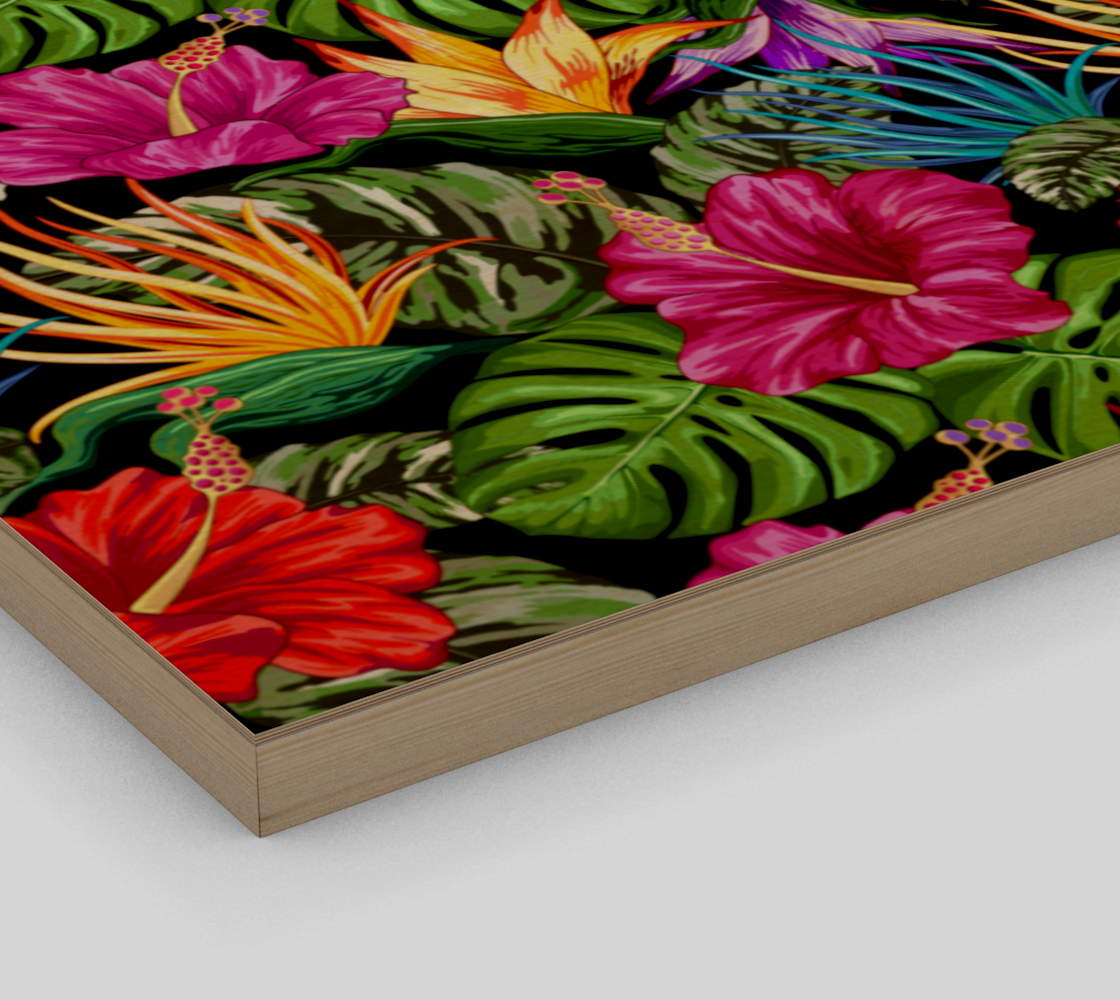 Aperçu de Tropical Flora Summer Mood Pattern #3