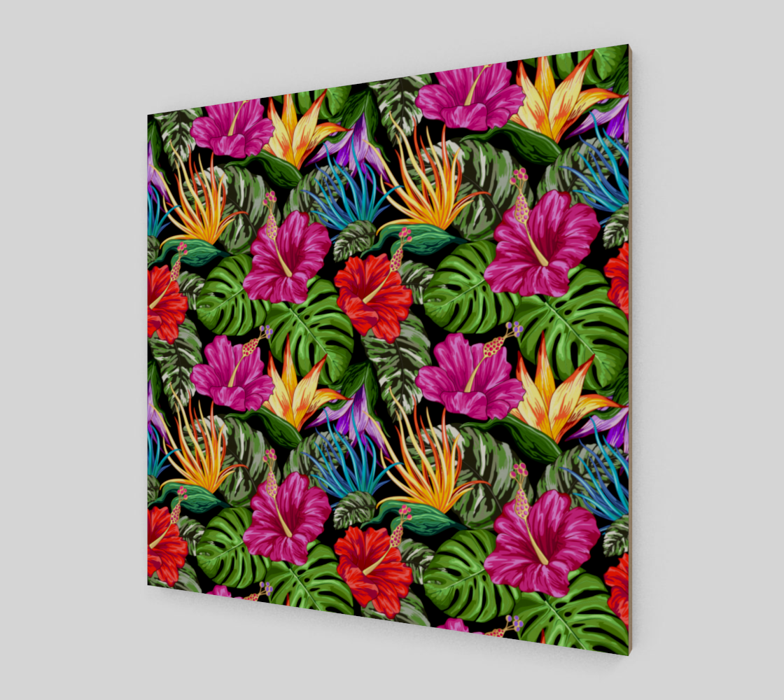 Aperçu de Tropical Flora Summer Mood Pattern #2