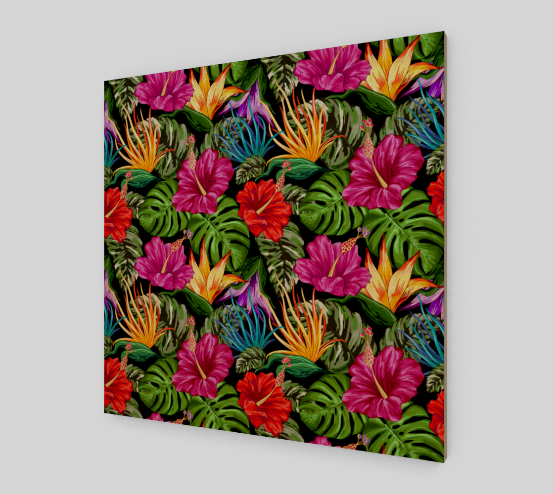 Aperçu de Tropical Flora Summer Mood Pattern #1