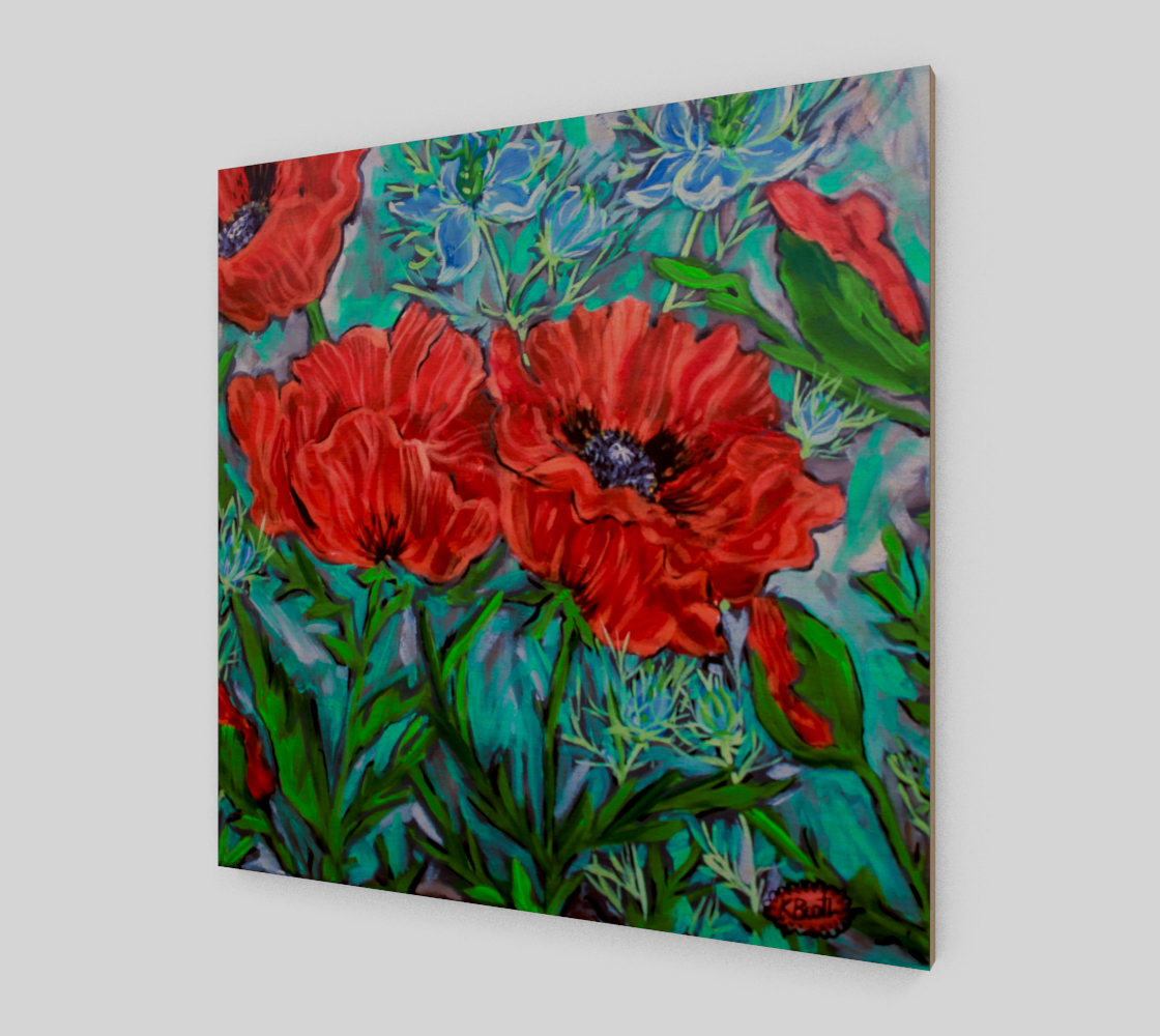 Poppies in the Garden Wall Art preview #1
