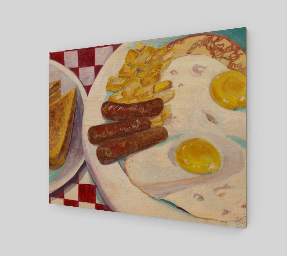 Aperçu de 20x16 Art Print - Greasy Breakfast